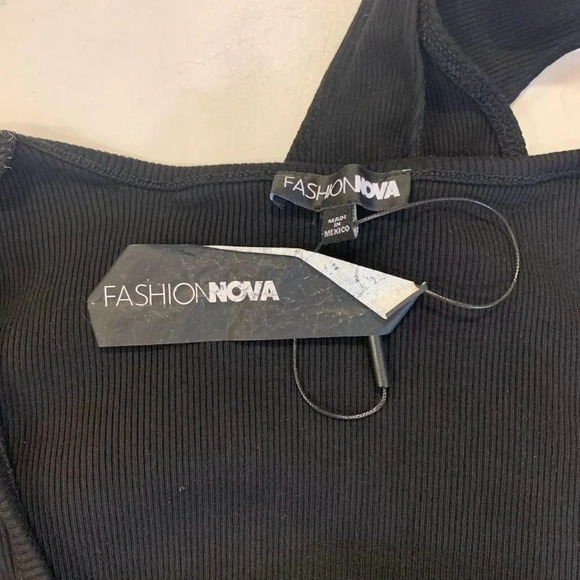 Fashion Nova Women's Ribbed Long Sleeve Square Neck Fitted Bodysuit Size 2X‎ NWT - Picture 7 of 14